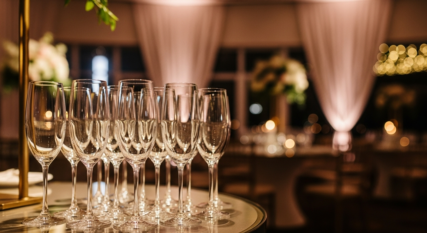 Taças de espumante